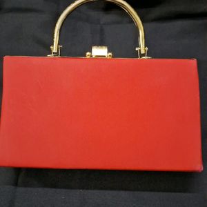 Red Sling Bag/clutch