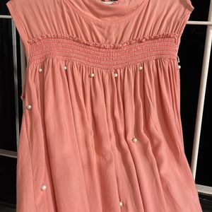 Price DROP Peach Sleeveless Top