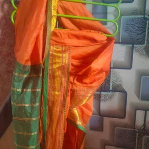 A Beautiful Stitched Baby Saree For 2 To 4 Year Ba