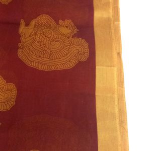 Maroon Saree (Women's)