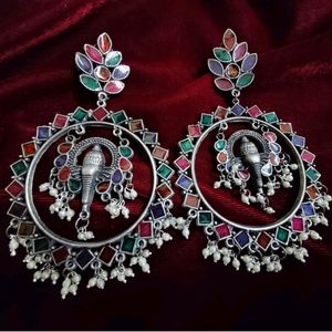 Earrings, Jumkha,oxide jewellery