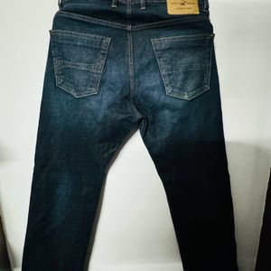 Dark Blue Straight Jeans