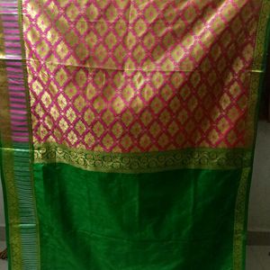 Magenta Green New Saree 💕