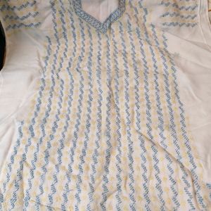 New Chikankari Kurta Material