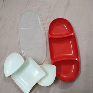 Namkeen & Other Use Plate Set