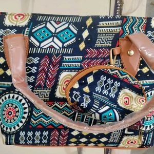 A Beautiful Printed Handbag