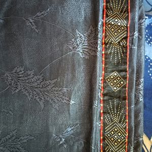 Silver Colour Saree