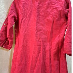 Bright Red Short Kurti