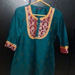 Rangmanch Teal Colour Kurta