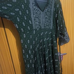 rayon  full length kurti