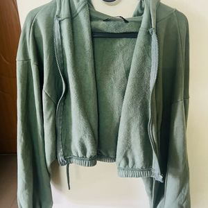 Teal Green Hoodie Jacket