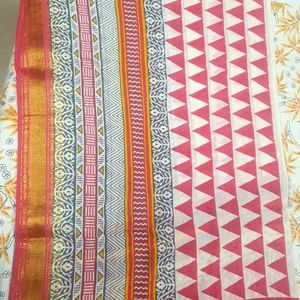 Pure Cotton Chanderi G Feet Big Dupatta