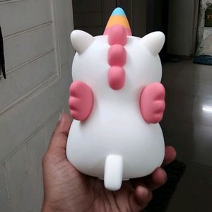 Unicorn Design Cute Silicone Night Light