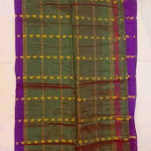 Bangalore Silk Saree With Cloth For Paticoat.