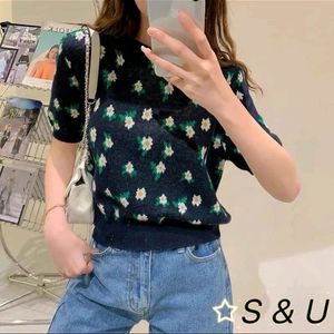 Korean Floral Top