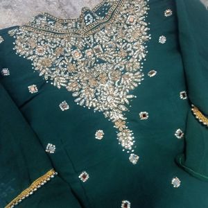 Green Kurta Garara Set