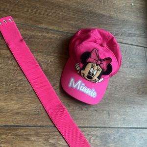 Disney Minnie Mouse Cap N Broad Belt