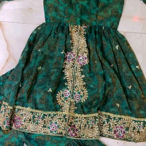 😍🦚New Elegant Rama Green Dress Set 🦚😍