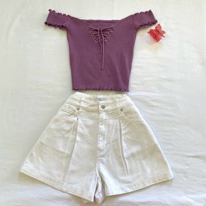 Lavender Or Purple Off Shoulder Princess Top