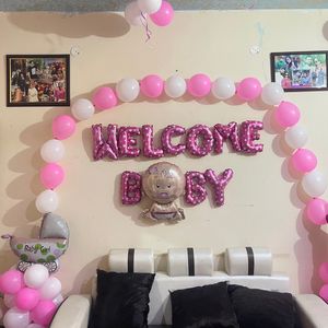 WELCOME BABY SET FOIL BALLOON Golden