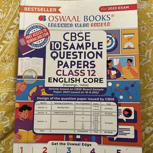 Class 12 English CBSE Sample Papers