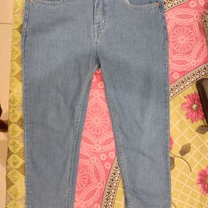 Blue Colour Jeans For Women And Girls