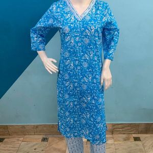 Blue Kurta Pant