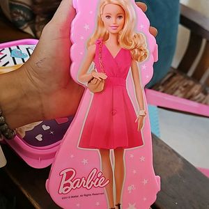 Barbie Tiffin And Stationery Box