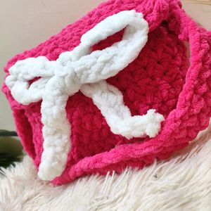 Cute Bow Pink Bag