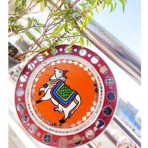 Pichwai Cow Lippan Art For Wall Decoration 🐮✨❤️