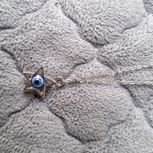 Y2k Star Necklace Evil Eye