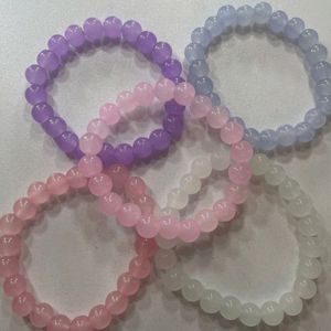 Pastel Beaded Bracelets