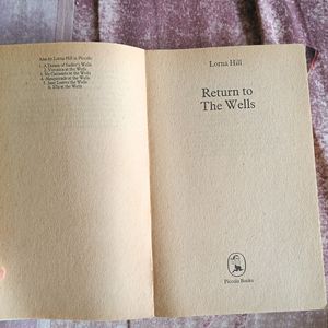 Return To The Wells By Lorna Hill