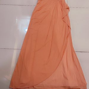 Peach Color Designer Dress