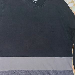 Black Full Sleeves Men's Tshirt