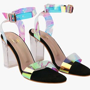 Holographic High Heels For Women Size 38 Uk 5.