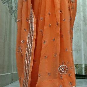 Fully Stone Work Saree