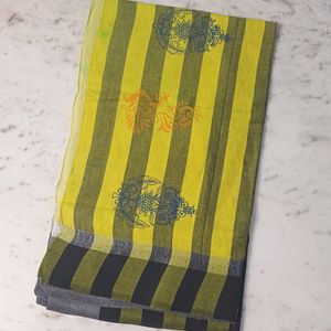 Lightly Used Mangalagiri Cotton Saree