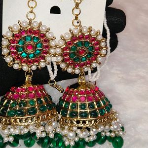 Beautiful Wedding Big Jhumkas