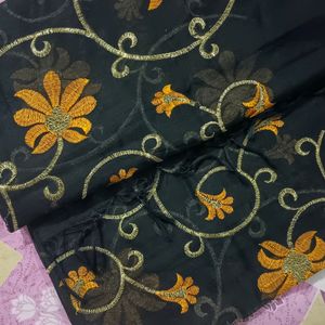 Black Organza Dupatta