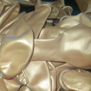 Metallic Golden Balloons Five For 50 Coins