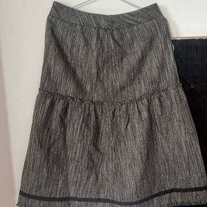 Korean Thrifted Wool Jute Mix Skirt