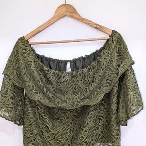 Limited: Off Shoulder Net Top!!