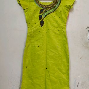 Lime Green Kurta