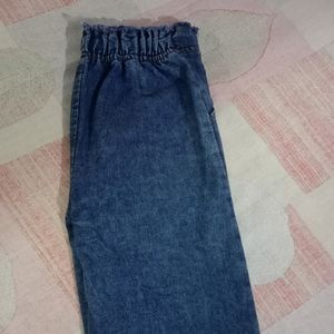 Women Cargo Blue Jeans..