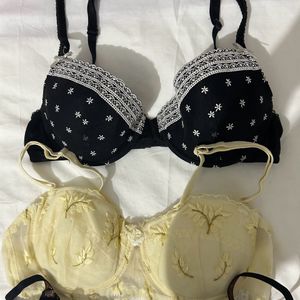 Vintage Embroidered Bra