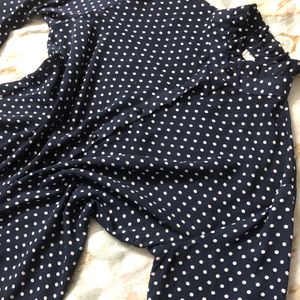 Premium Vintage Navy Blue Top