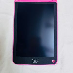 Pink LCD Writing Tablet With Stylus Pen