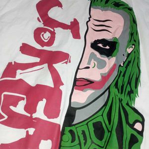 Rebel in Style: Oversized Joker Graphic Tee