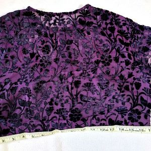 🎉 Price Drop Purple Colur Net Blouse